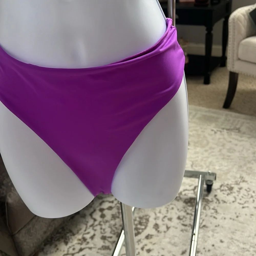 SKIMS Purple High-Waist Bikini Bottom